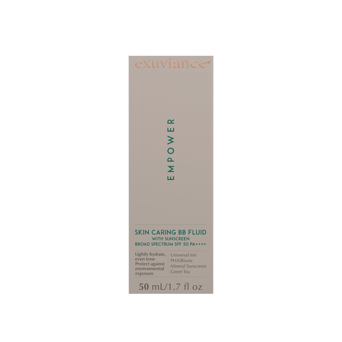 Skin Caring BB Fluid with Sunscreen Broad Spectrum SPF 50 PA++++, 50ml