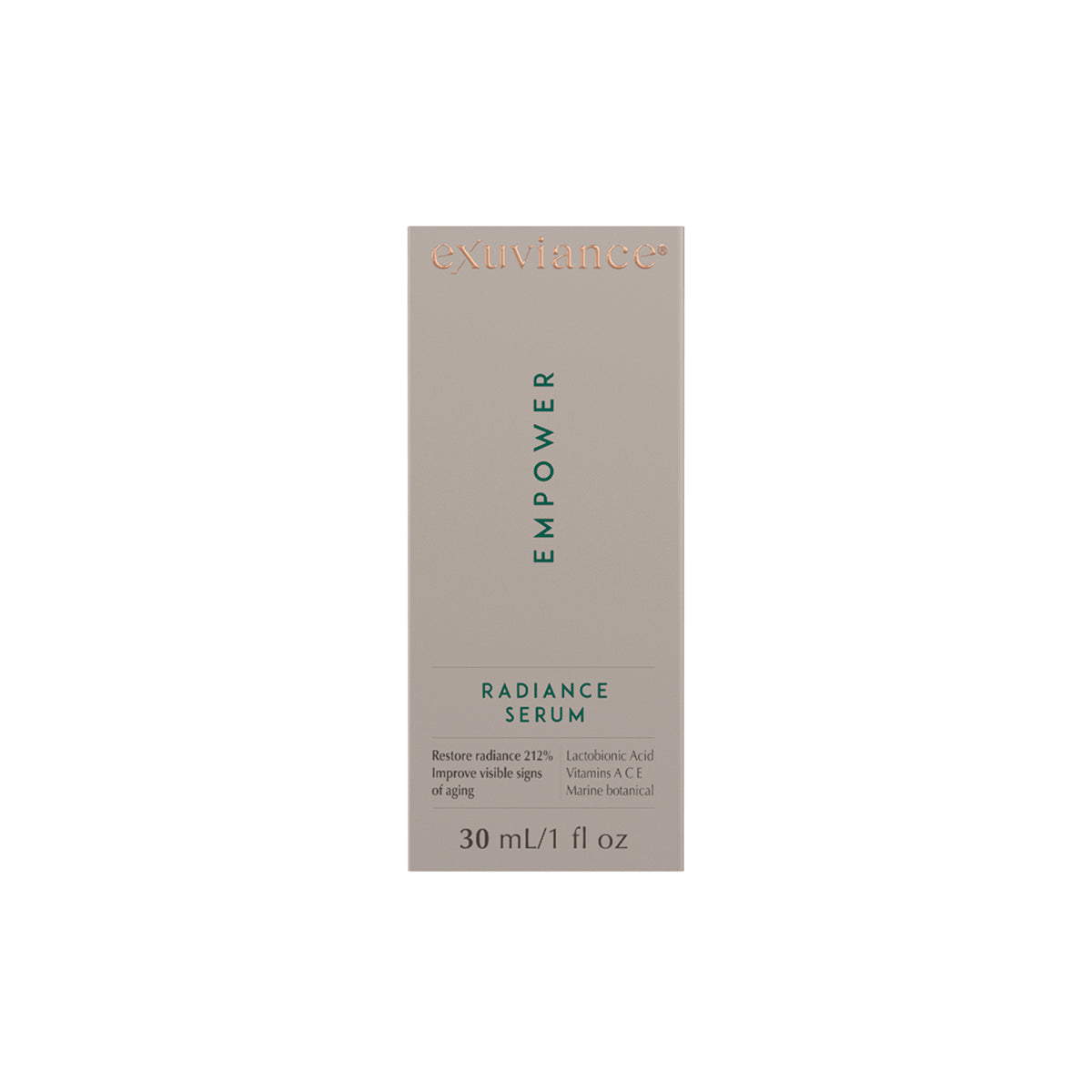 Exuviance Empower Radiance Serum, Full on sale Size 30 mL / 1 oz NIB